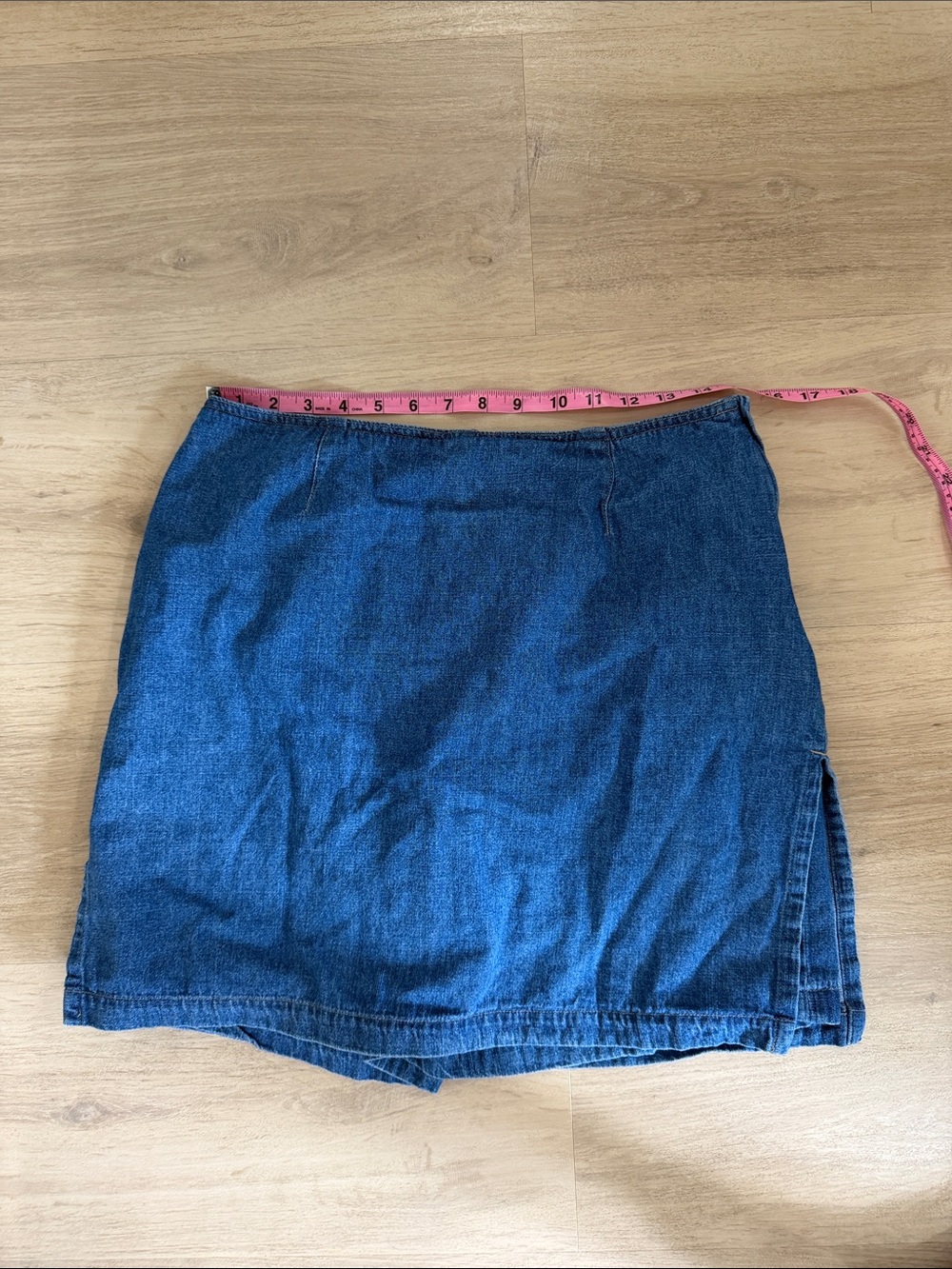 Women's Denim Skort in Blue